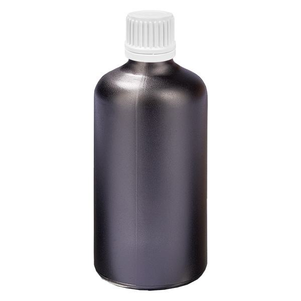 Frasco gotero 100ml 0.7mm blanco cierre inviolable BlackLine UT18/100 Frasco gotero 100ml 0.7mm blanco cierre inviolable BlackLine UT18/100