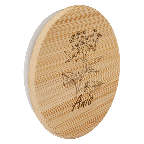 Tapa de madera "Anís" para WECK RR60 Tapa de madera "Anís" para WECK RR60