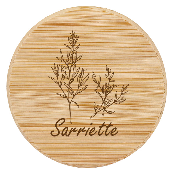 Tapón de madera "Sarriette" para WECK RR60 Tapón de madera "Sarriette" para WECK RR60