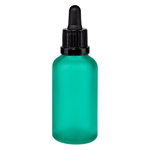 Frasco pipeta 50ml cierre inviolable negro GreenLine UT18/50 Frasco pipeta 50ml cierre inviolable negro GreenLine UT18/50