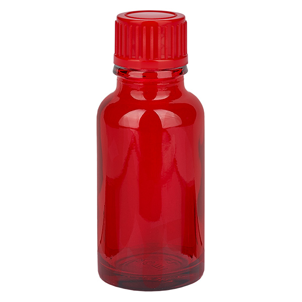 Botella 20ml 11mm tapón rosca rojo estándar RedLine UT18/20 Botella 20ml 11mm tapón rosca rojo estándar RedLine UT18/20