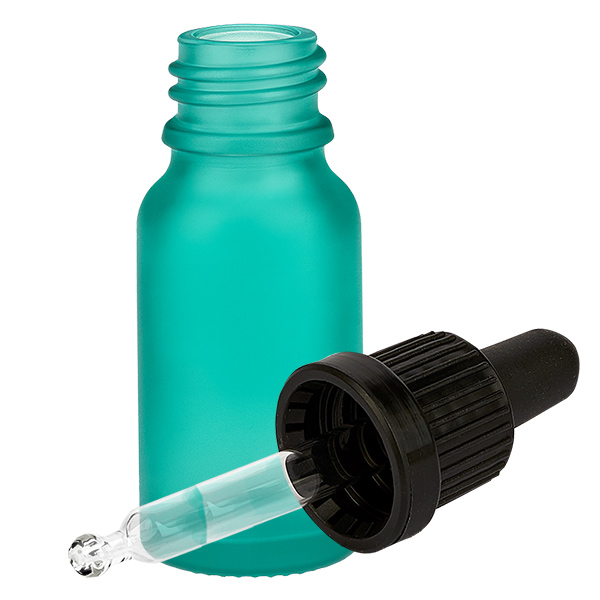 Frasco pipeta 10ml cierre inviolable negro GreenLine UT18/10 Frasco pipeta 10ml cierre inviolable negro GreenLine UT18/10