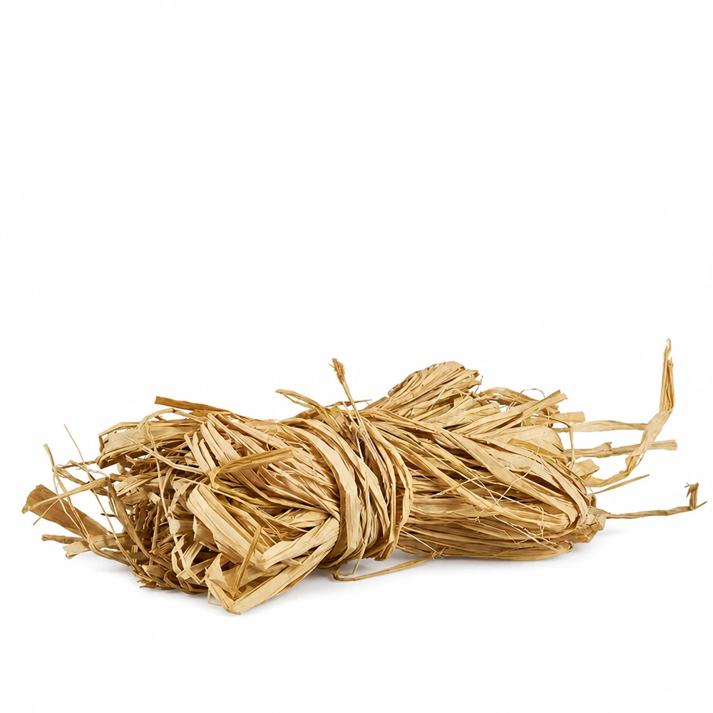 Cordel natural para decorar, 30 g Rafia natural para decorar 30g de fibras de rafia natural en color beige dorado para decoración y proyectos de manualidades
