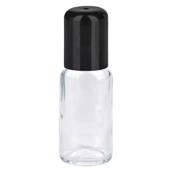 Frasco roll-on 20ml negro tapón estándar ClearLine UT18/20 Frasco roll-on 20ml negro tapón estándar ClearLine UT18/20
