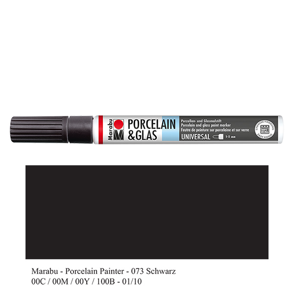 Crayón negro 1-2mm para vidrio/porcelana Crayón negro 1-2mm para vidrio/porcelana