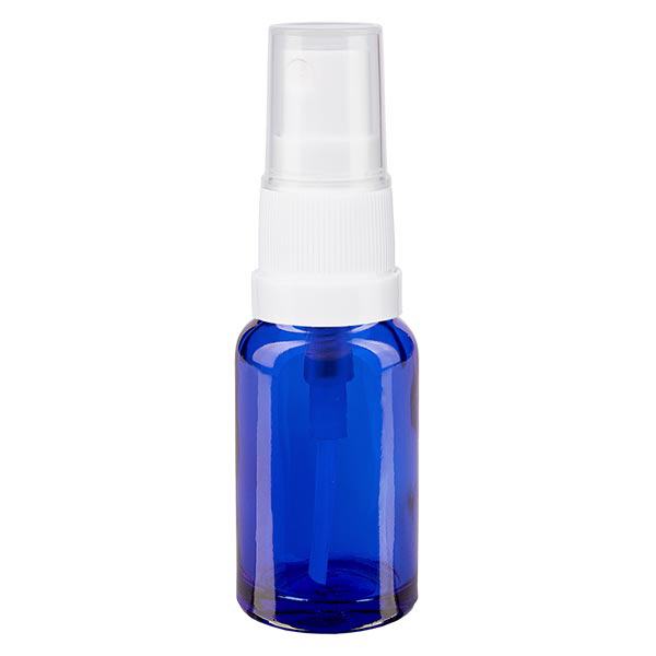 Botella de farmacia azul 10ml pulverizador blanco Botella de farmacia azul 10ml pulverizador blanco
