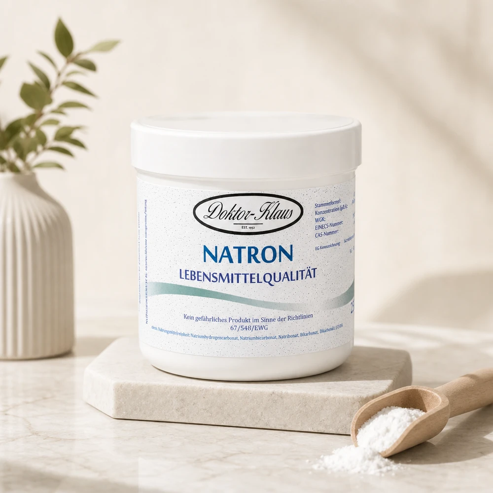 Bicarbonato sódico 250g Doctor Klaus Doctor Klaus bicarbonato sódico 250 g en polvo en lata resellable para una limpieza respetuosa con el medio ambiente