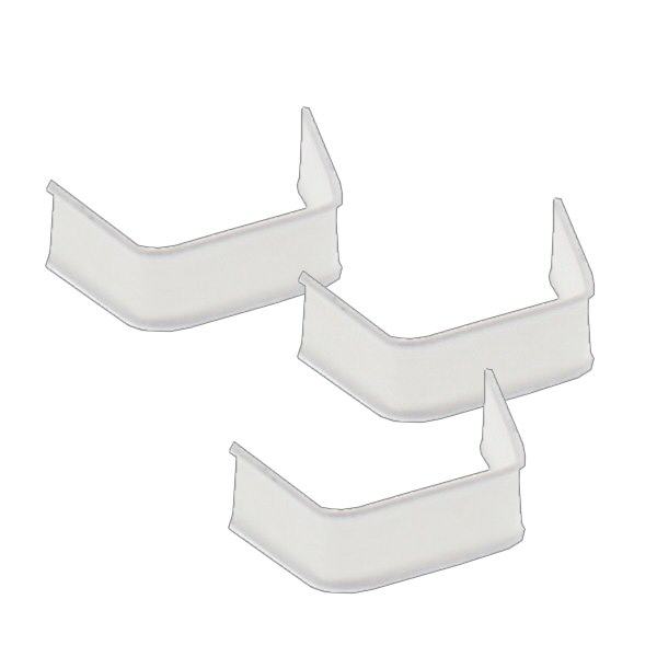 U-clip tape fastener blanco (paquete de 100) 40mm U-clip tape fastener blanco (paquete de 100) 40mm