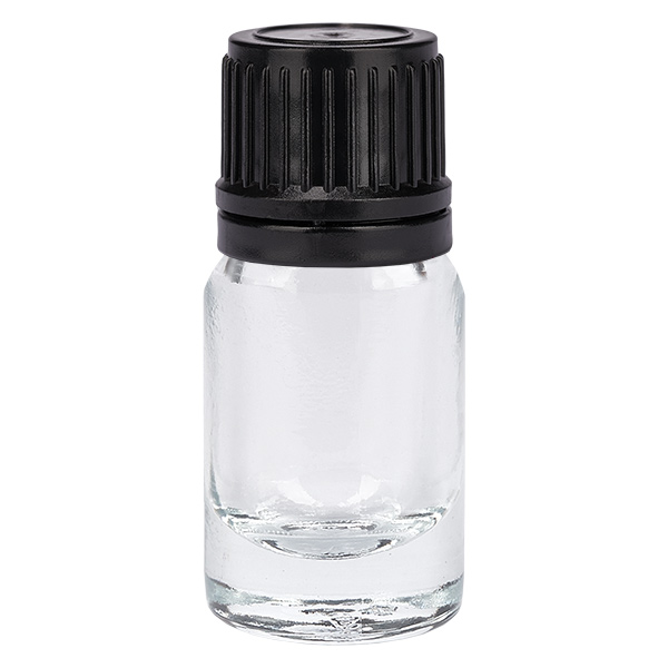 Botella 5ml tapón rosca 11mm negro ClearLine UT18/5 Botella 5ml tapón rosca 11mm negro ClearLine UT18/5