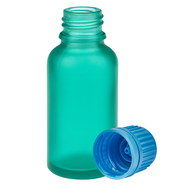 Botella 30ml tapón rosca 11mm azul GreenLine UT18/30 Botella 30ml tapón rosca 11mm azul GreenLine UT18/30