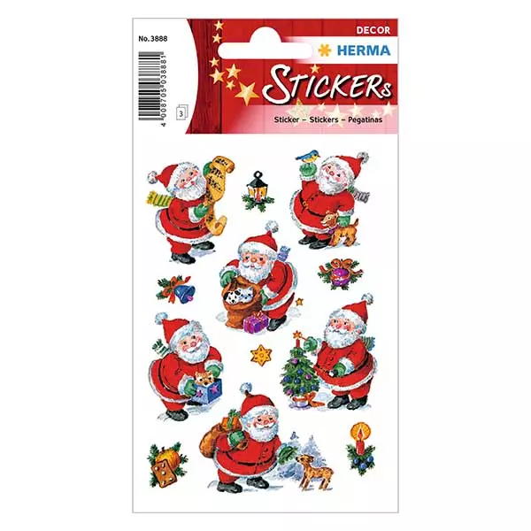 Pegatina "Papá Noel 2" (36 pegatinas)
