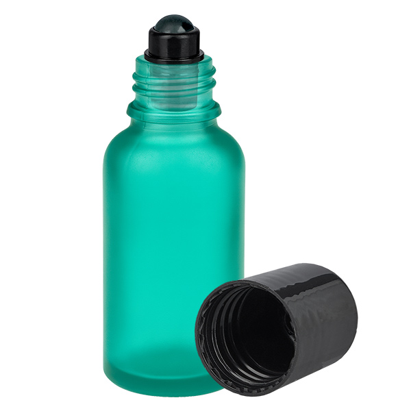 Frasco roll-on 30ml negro tapón estándar GreenLine UT18/30