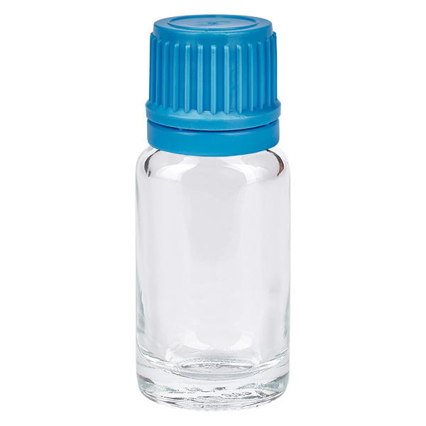 Botella 10ml tapón rosca 11mm azul ClearLine UT18/10 Botella 10ml tapón rosca 11mm azul ClearLine UT18/10