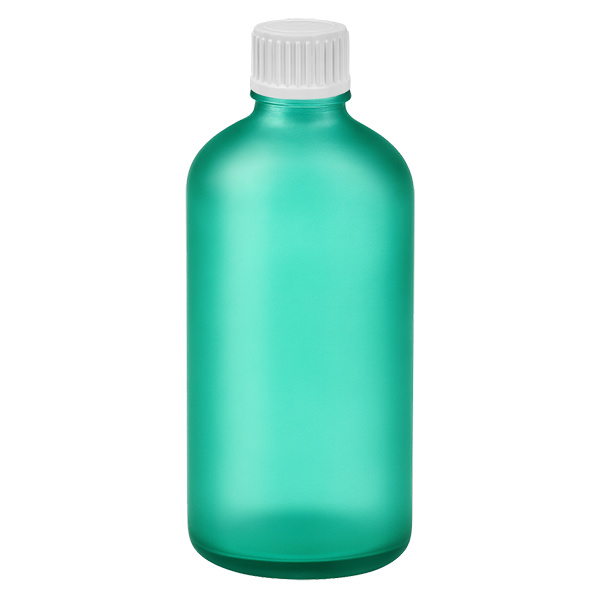 Frasco cuentagotas de 100 ml 0,9 mm blanco cierre estándar GreenLine UT18/100 Frasco cuentagotas de 100 ml 0,9 mm blanco cierre estándar GreenLine UT18/100