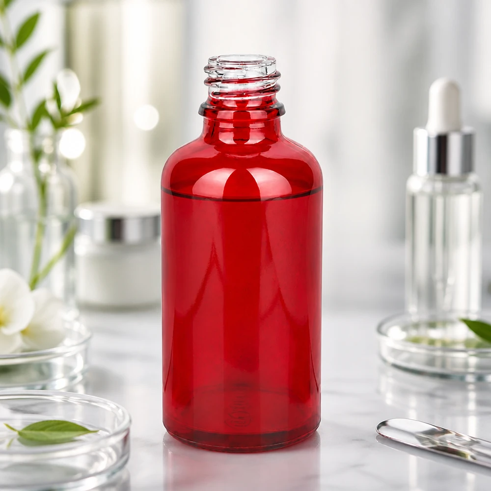 Frasco de farmacia RedLine UT18/50 UNiTWIST de 50 ml de alta calidad con rosca de vidrio transparente para facilitar su manejo