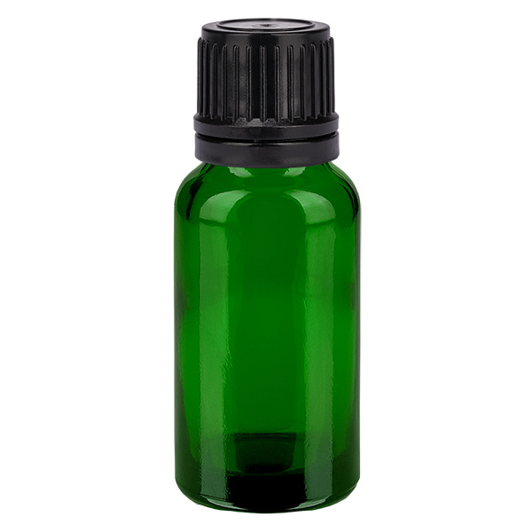 Frasco bomba 20ml negro tapón estándar GreenLine UT18/20 Frasco bomba 20ml negro tapón estándar GreenLine UT18/20