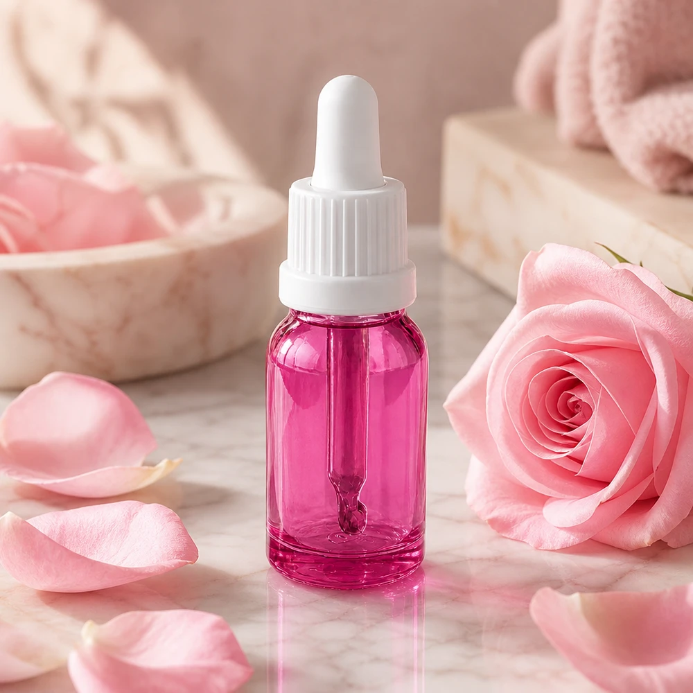 Frasco pipeta 10ml tapón rosca originalidad blanco PurpleLine UT18/10 Frasco cuentagotas compacto de 10 ml en violeta con pipeta de precisión OV PurpleLine UT18/10