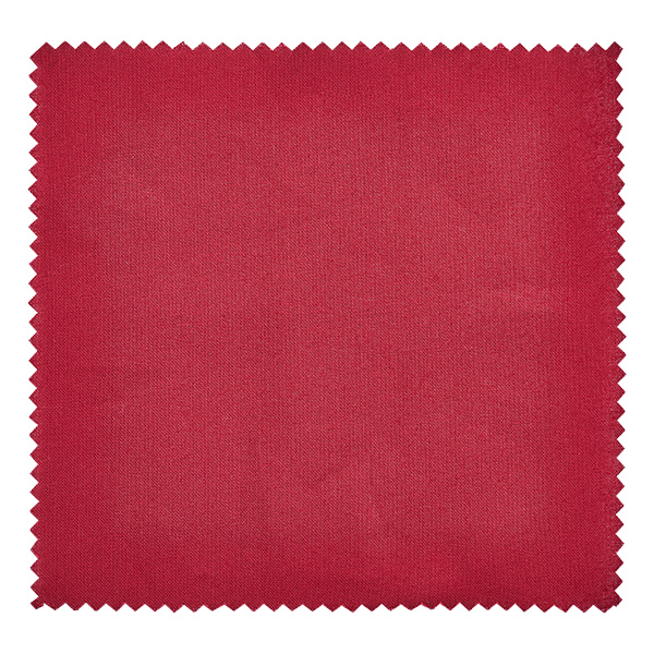 Mantelito de tela para joyas, color burdeos, 15 cm, cuadrado
