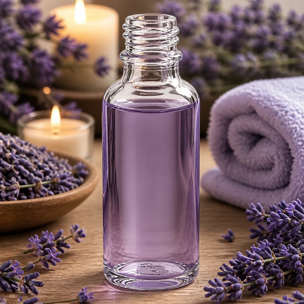 Frasco de vidrio transparente 30ml DIN 18 Pequeño frasco de farmacia ApoGlas de 30 ml en un tamaño compacto ideal para viajar y llevar de viaje