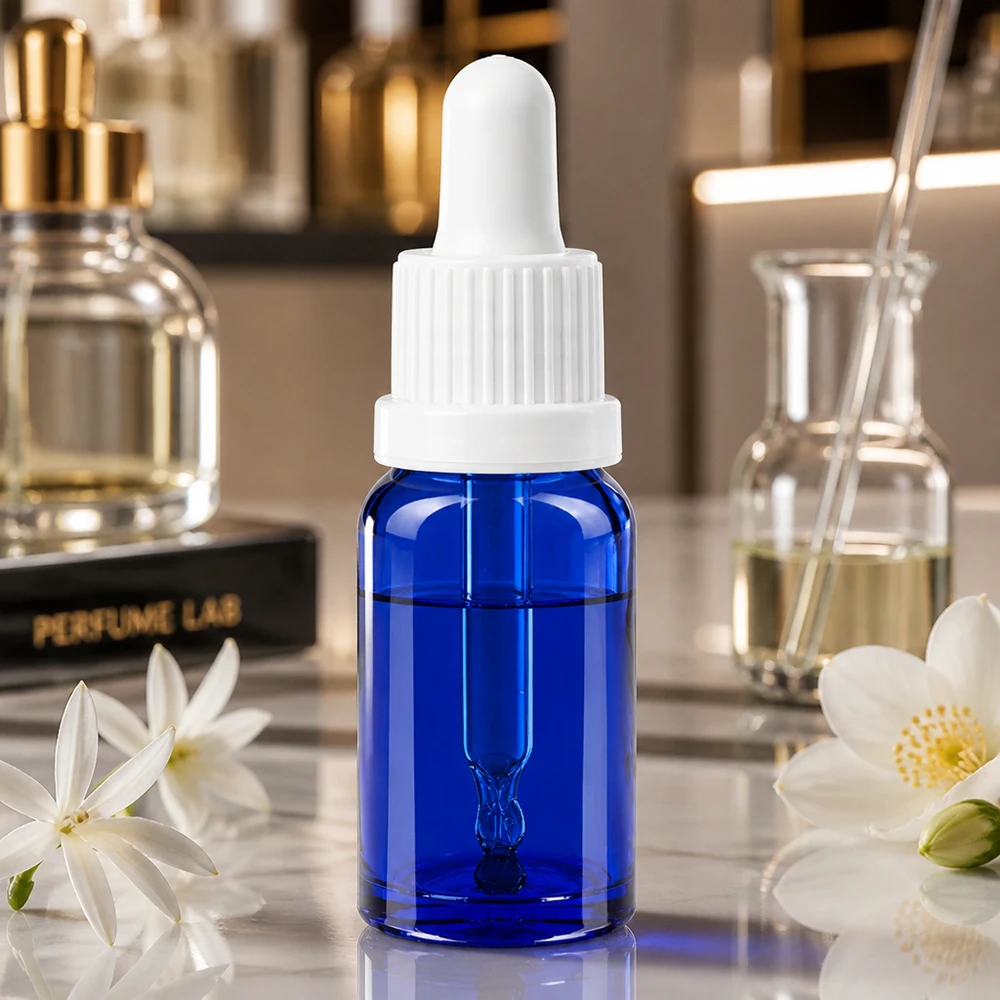 Frasco pipeta 10ml cierre inviolable blanco BlueLine UT18/10