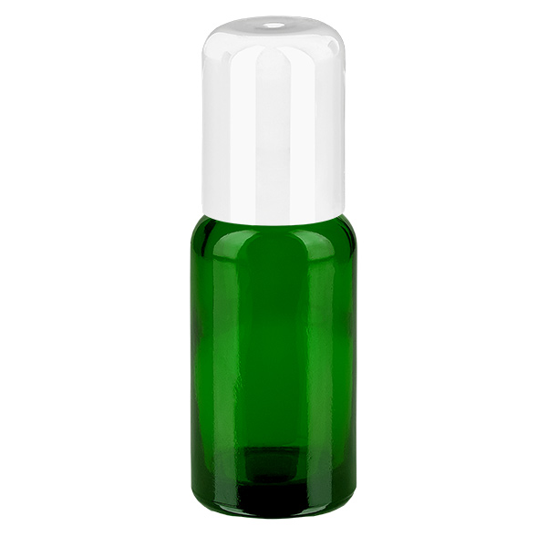 Frasco roll-on de 20 ml blanco Tapón estándar GreenLine UT18/20