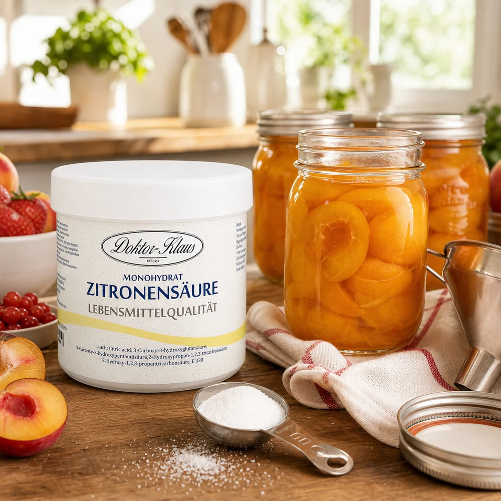 Ácido cítrico 250g Doktor-Klaus Zitronensäure Doktor-Klaus 250g umweltfreundliche Alternative zu chemischen Reinigern