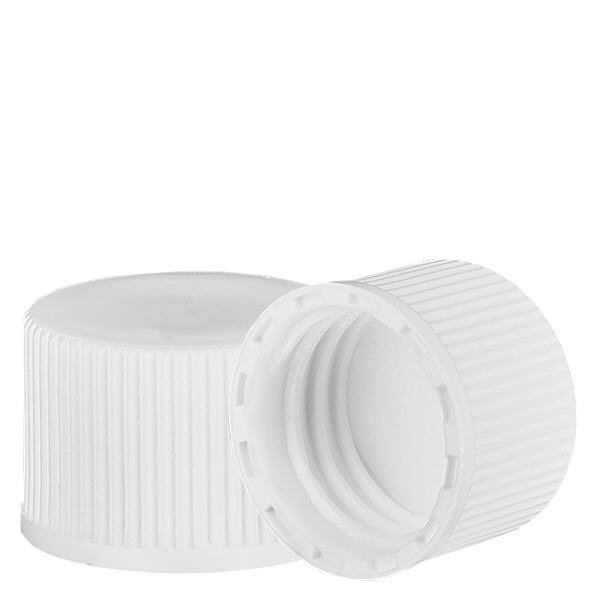 Tapa roscada blanca con inserto de PE