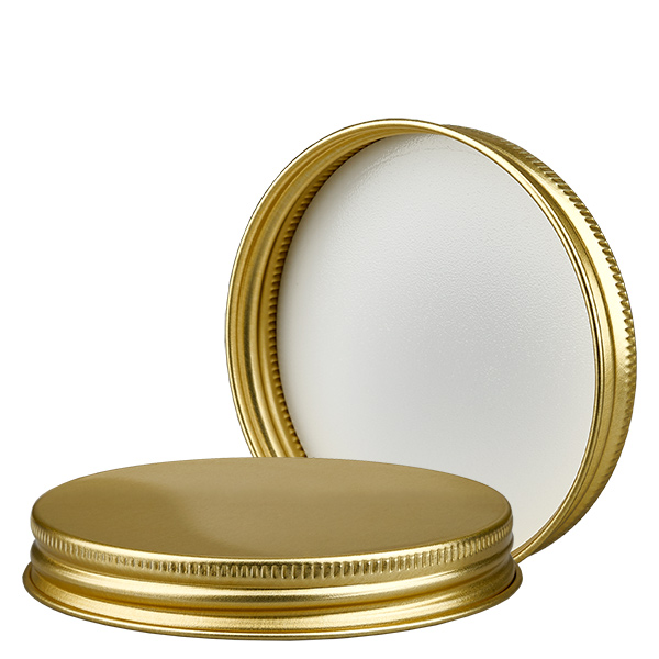 Tapón de rosca metálico dorado, rosca 63mm/R3 ApoGlas Tapón de rosca metálico dorado, rosca 63mm/R3 ApoGlas