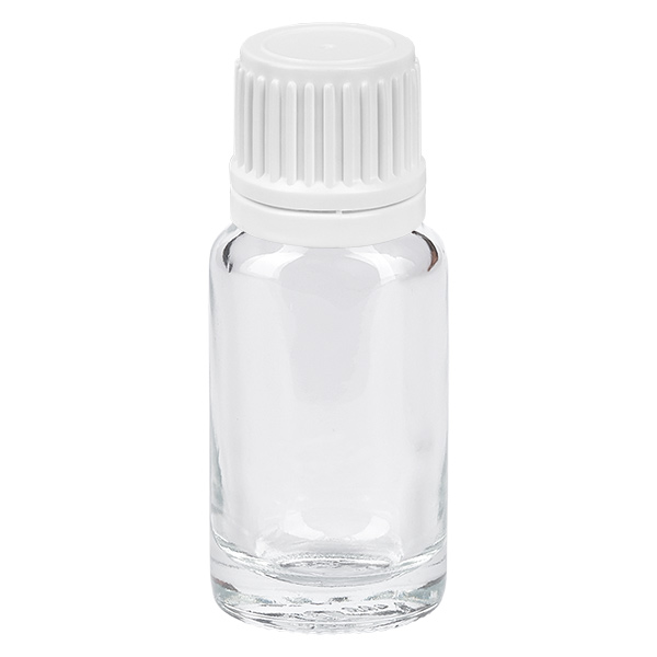 Frasco cuentagotas 10ml 0.7mm blanco tapón inviolable ClearLine UT18/10 Frasco cuentagotas 10ml 0.7mm blanco tapón inviolable ClearLine UT18/10