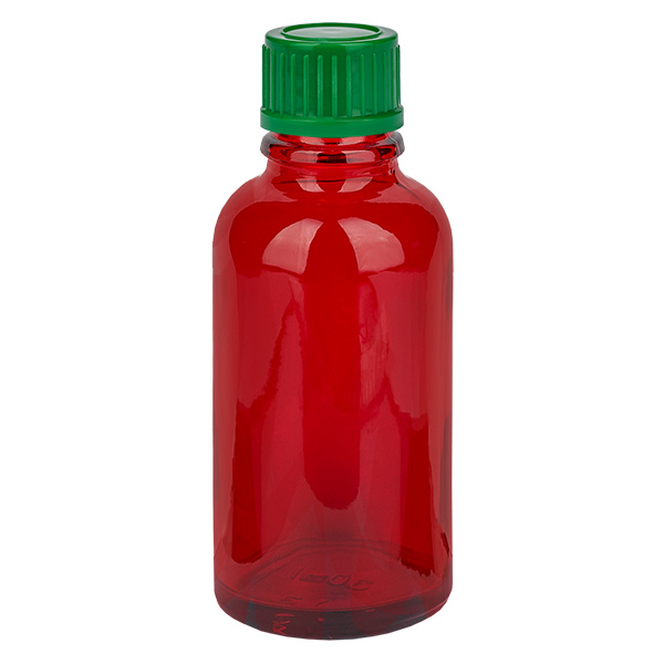 Botella 30ml 11mm tapón rosca verde estándar RedLine UT18/30 Botella 30ml 11mm tapón rosca verde estándar RedLine UT18/30
