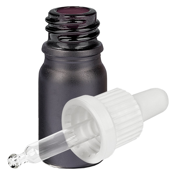 Frasco pipeta 5ml blanco cierre inviolable BlackLine UT18/5 Frasco pipeta 5ml blanco cierre inviolable BlackLine UT18/5