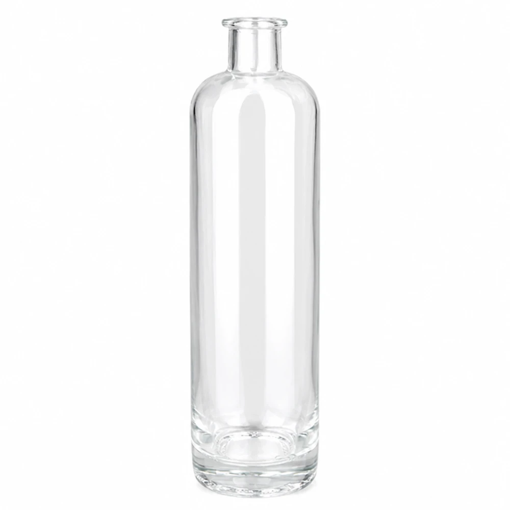 Botella de vidrio de 500 ml Ella sin tapón UNiTWIST transparente transparente cilíndrica vacía Foto del producto