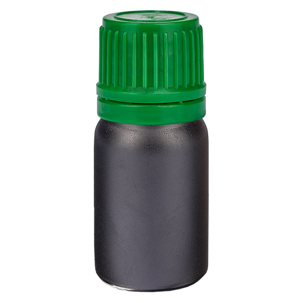 Frasco 5ml 11mm tapón rosca verde estándar BlackLine UT18/5 Frasco 5ml 11mm tapón rosca verde estándar BlackLine UT18/5