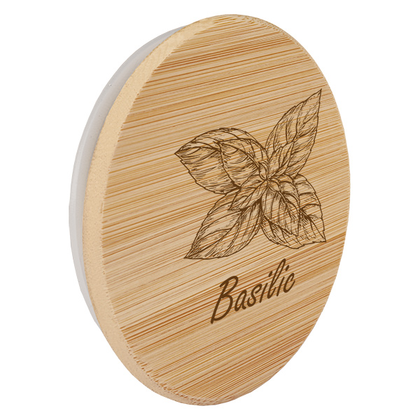 Tapón de madera "Basilic" para WECK RR60 Tapón de madera "Basilic" para WECK RR60