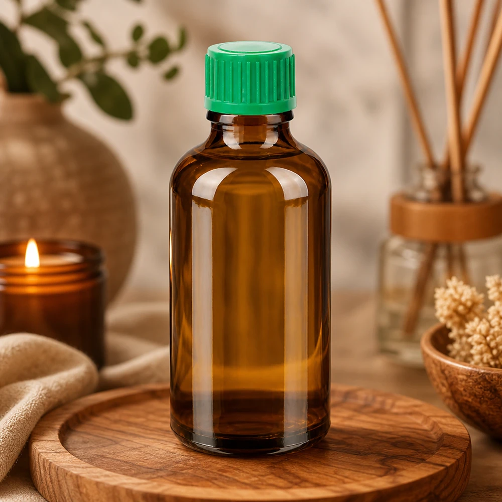 Frasco cuentagotas de 50 ml 0,8 mm verde Cierre estándar BrownLine UT18/50 Práctico frasco cuentagotas de 50 ml con rosca estándar UT18 para uso universal