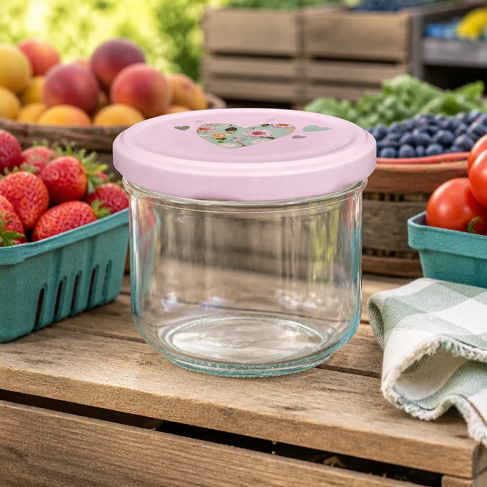 Vasos de 260 ml + tapa BasicSeal rosa corazón UNiTWIST Vasos de 260 ml + tapa BasicSeal rosa corazón UNiTWIST