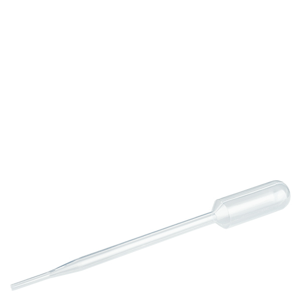 Pipeta de transferencia de 6 ml (152x15 mm) sin graduación Pipeta de transferencia de 6 ml (152x15 mm) sin graduación