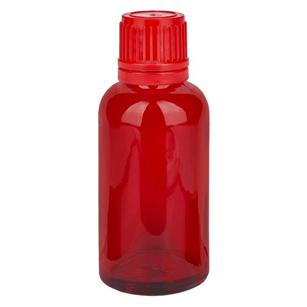 Botella 30ml tapón rosca 11mm rojo RedLine UT18/30 Botella 30ml tapón rosca 11mm rojo RedLine UT18/30