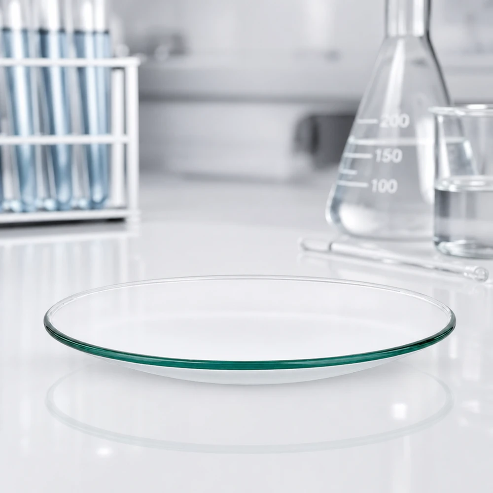 Placa de vidrio para relojes ø60 mm Plato de vidrio de reloj profesional de 60 mm para experimentos de laboratorio y aplicaciones científicas