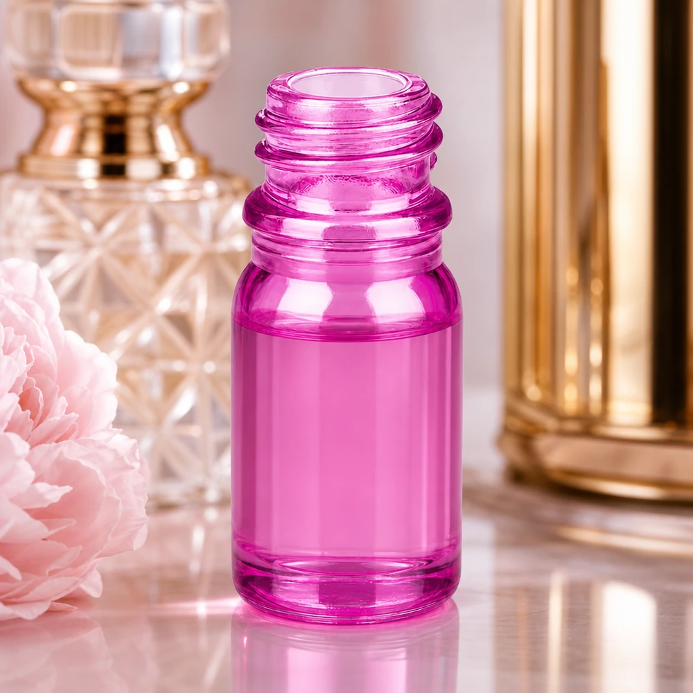 Frasco de farmacia de 5 ml PurpleLine UT18/5 UNiTWIST Frasco compacto de farmacia PurpleLine UT18/5 de 5 ml con rosca UNiTWIST en violeta brillante