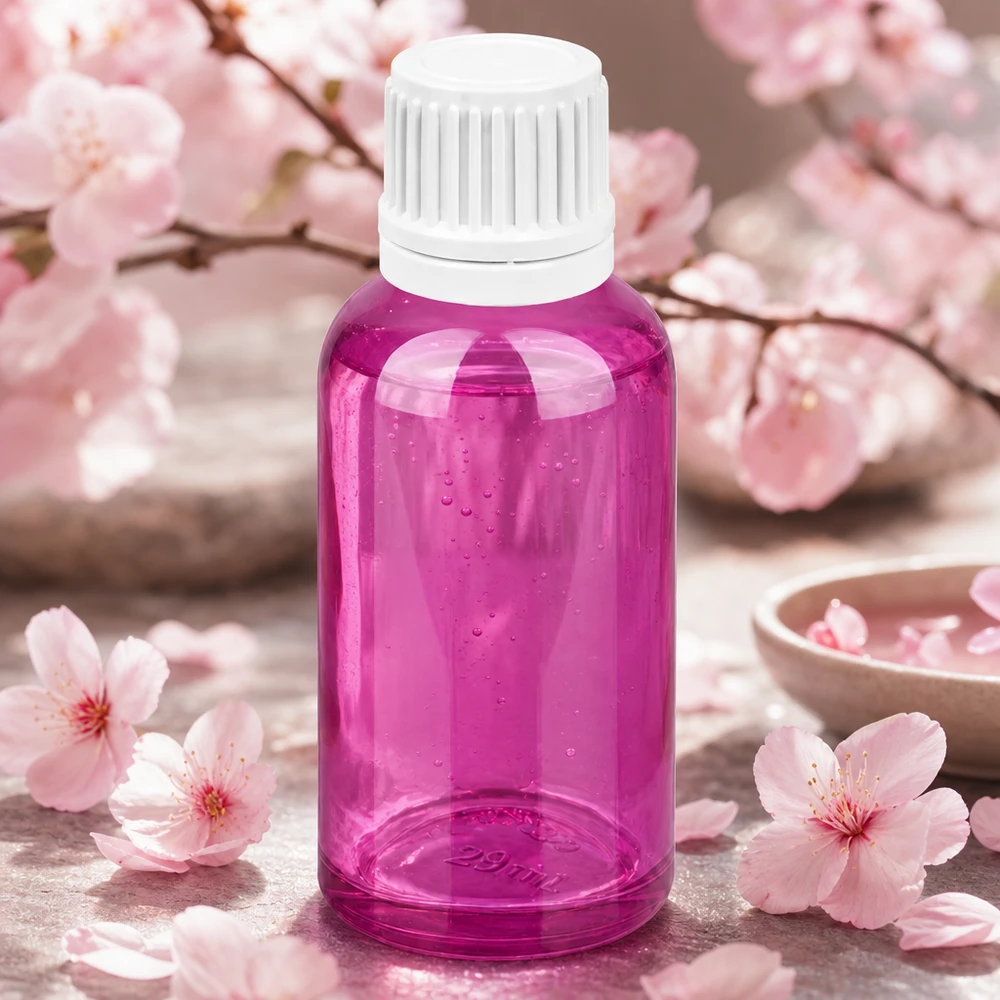 Frasco cuentagotas de 30 ml 0,7 mm blanco Originalidad tapón de rosca PurpleLine UT18/30 Frasco cuentagotas de 30 ml de plástico de alta calidad en color morado con sistema cuentagotas de precisión
