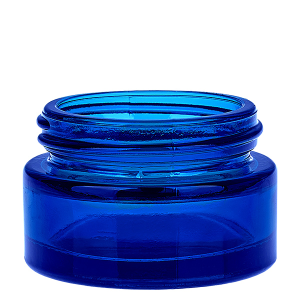 Tarro de cristal 20ml azul con tapa insertable UNiTWIST