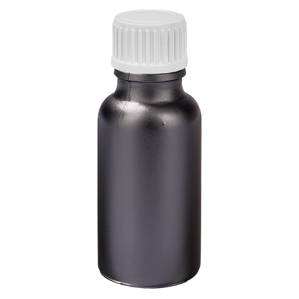 Frasco cuentagotas 20ml 0.9mm blanco cierre estándar BlackLine UT18/20 Frasco cuentagotas 20ml 0.9mm blanco cierre estándar BlackLine UT18/20