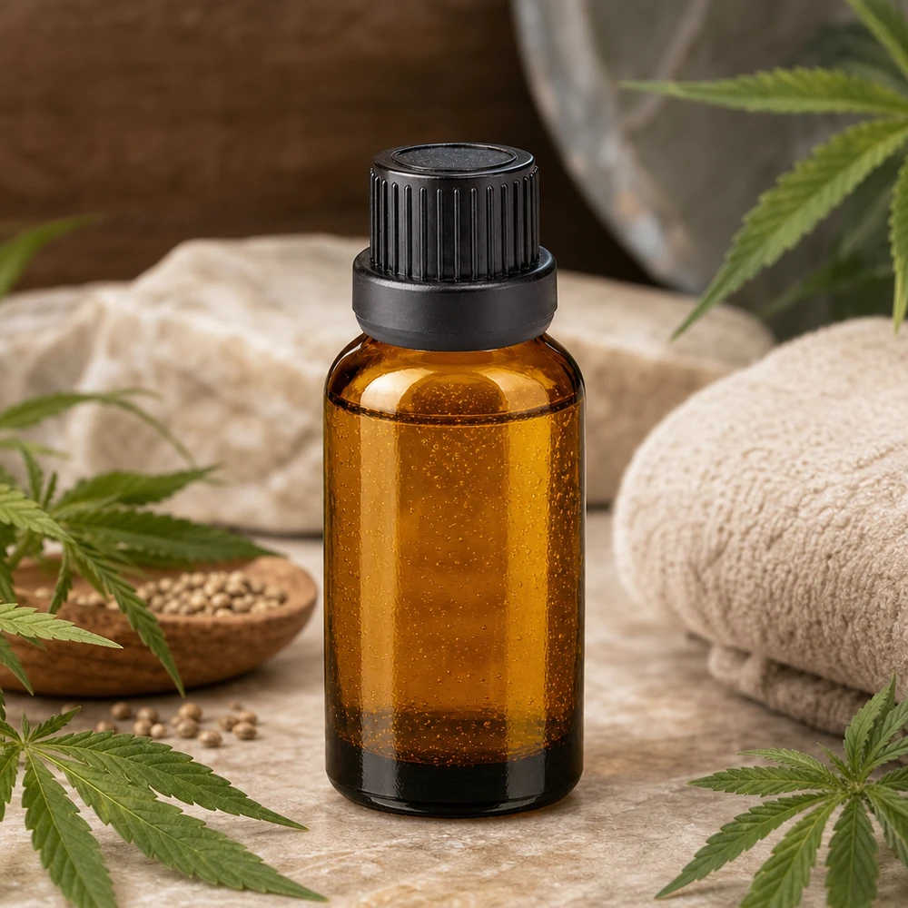 Frasco boticario de 20 ml con tapón cuentagotas de precisión de 2 mm para aplicaciones de aromaterapia