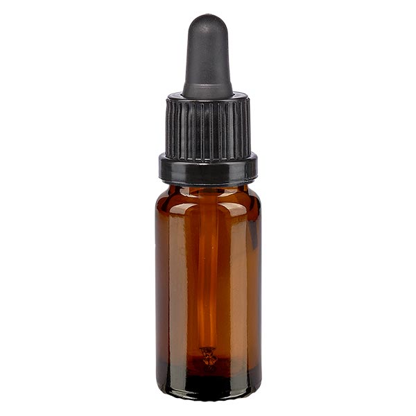 Frasco farmacia pipeta 10ml marrón negro/negro OV Frasco farmacia pipeta 10ml marrón negro/negro OV