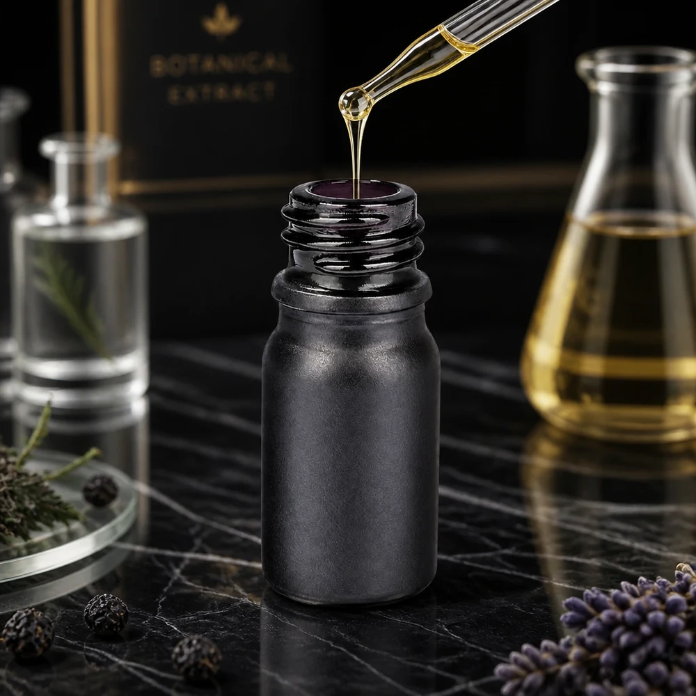 Botella de farmacia de 5ml BlackLine UT18/5 UNiTWIST Frasco de farmacia Premium BlackLine UT18/5 UNiTWIST de 5 ml para sueros y aceites de alta calidad