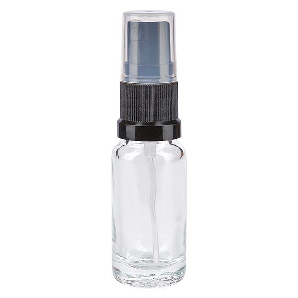Botella de farmacia claro 10ml spray accesorio negro Botella de farmacia claro 10ml spray accesorio negro