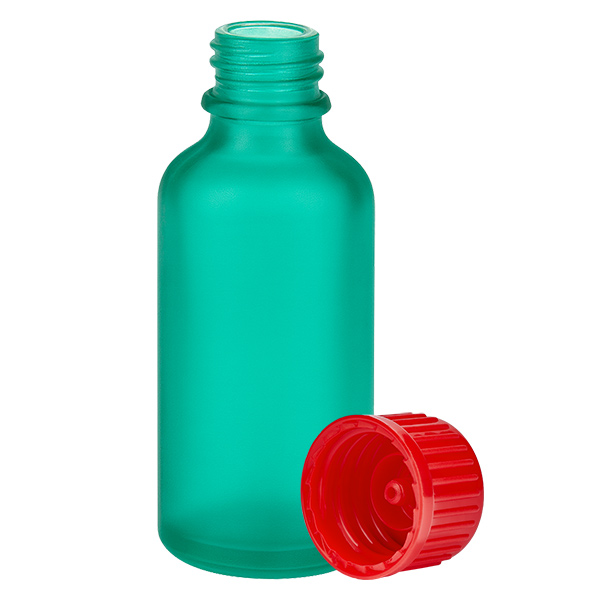Botella 50ml tapón rosca 11mm rojo estándar GreenLine UT18/50 Botella 50ml tapón rosca 11mm rojo estándar GreenLine UT18/50