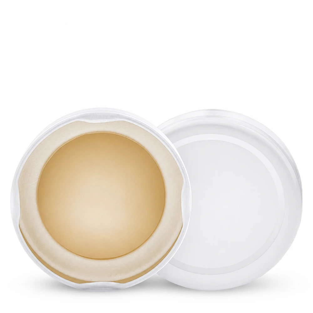 Tapa BasicSeal blanca abierta de 58 mm, modelo TO58deep, con junta de goma visible, de UNiTWIST