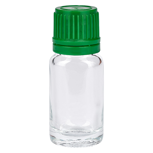 Botella 10ml tapón rosca 11mm verde ClearLine UT18/10 Botella 10ml tapón rosca 11mm verde ClearLine UT18/10